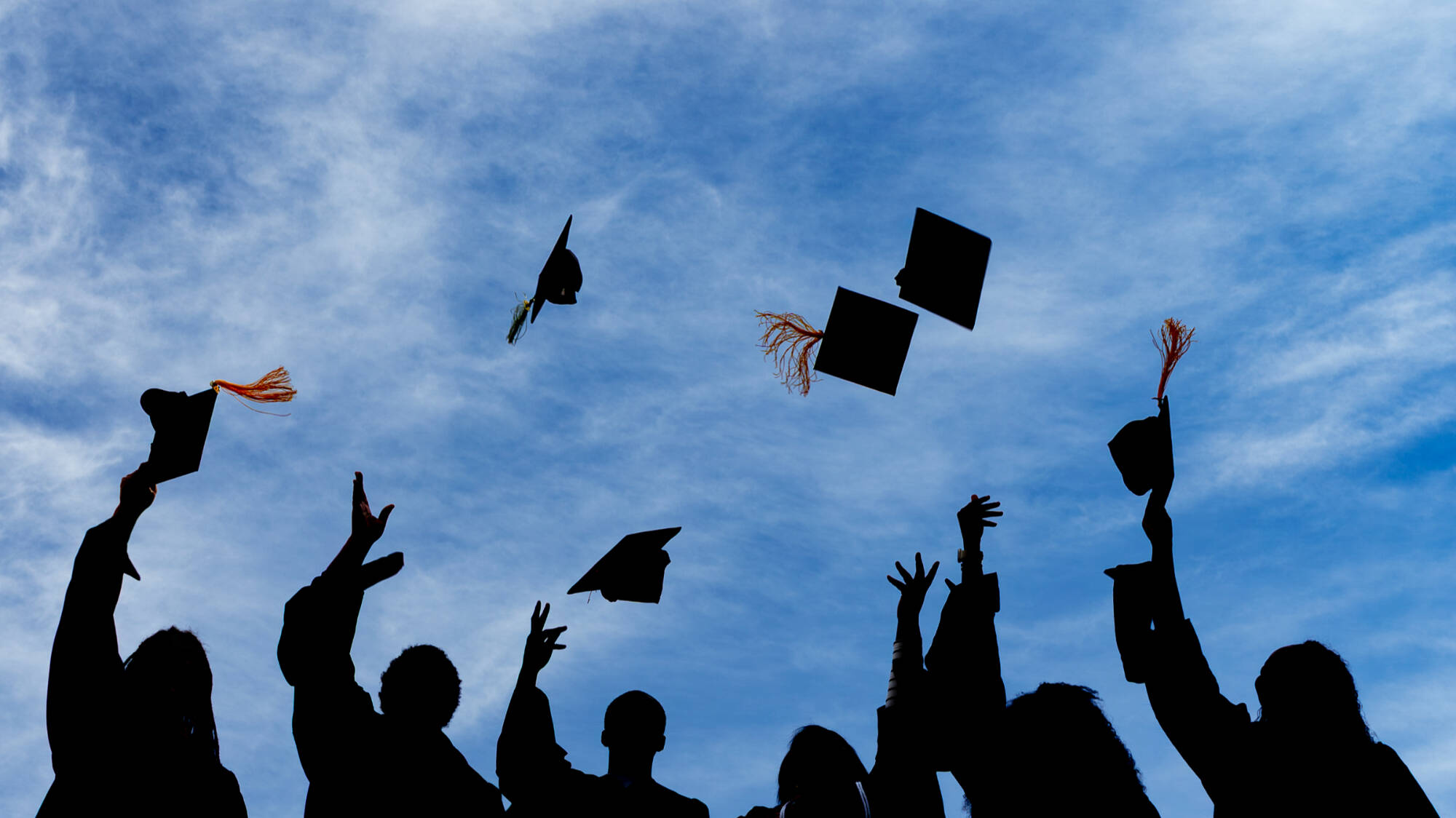 GVSU students from the HBCU consortium (from left) Quinton Randall, Kobe Rhynes, Jourdan Watson, Rashawny Alic, Darriel Wright and Skye Gerald, pose for a portrait outside the Mary Idema Pew Library on April 14.